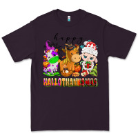 Plum happy hallothanksmas farm animals Premium Tee - texasbilliewilder