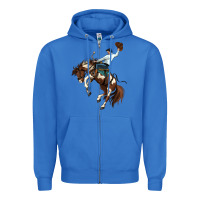 True Royal american paint horse rodeo cowboy Zipper Hoodie - MaliasSmallBusiness