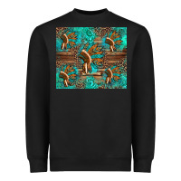 Black indian headdress Heavyweight Sweatshirt - Artiststas