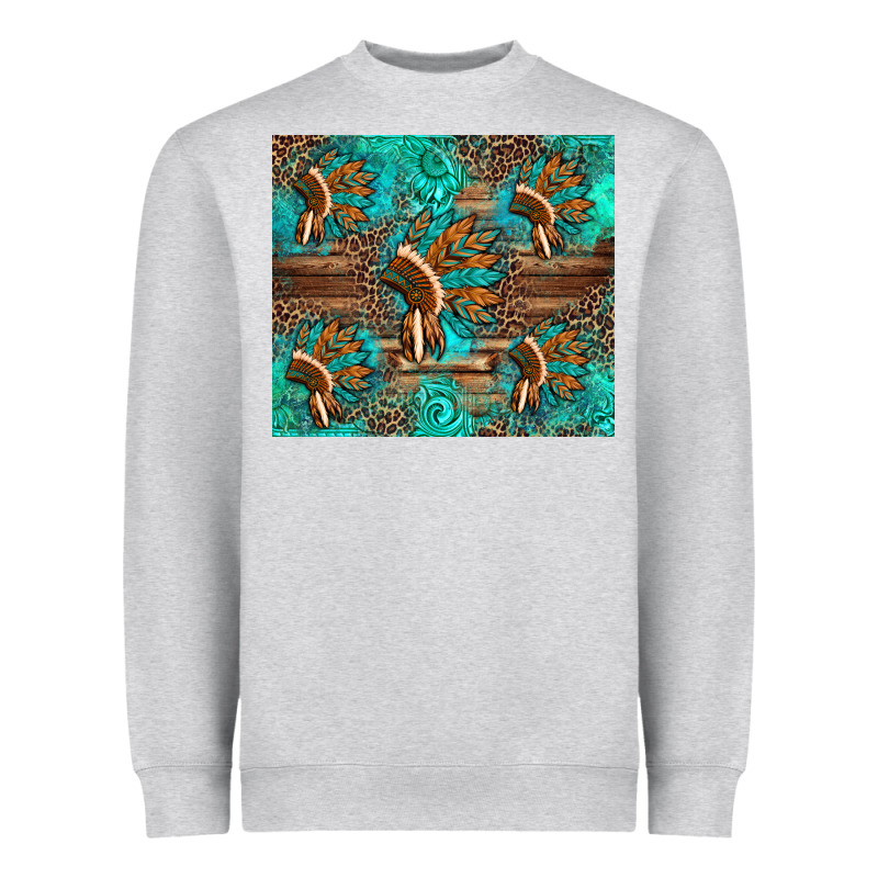 Indian Headdress Heavyweight Sweatshirt by Artiststas | Teevron