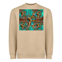 Mushroom indian headdress Heavyweight Sweatshirt - Artiststas