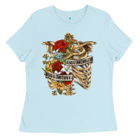 Kinda Emotionless Kinda Emotional Skeleton Ladies Tee | Teevron