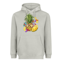 Moon Dust pineapple enjoying Heavyweight Hoodie - BarkalooDesign