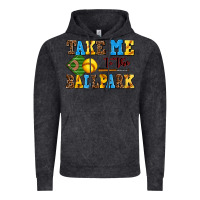 Vintage Black take me to the ballpark softball Vintage Hoodie - AdoDesignShop