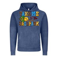 Vintage Denim take me to the ballpark softball Vintage Hoodie - AdoDesignShop
