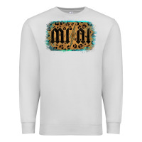 Dove Grey Leopard Patterned Mini Tried Premium Sweatshirt - Bettercallsaul
