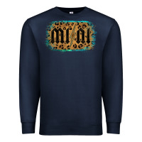Navy Leopard Patterned Mini Tried Premium Sweatshirt - Bettercallsaul