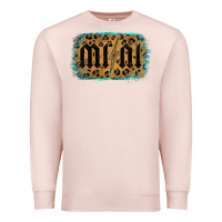 Pale Pink Leopard Patterned Mini Tried Premium Sweatshirt - Bettercallsaul