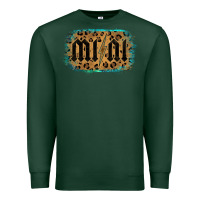 Sports Green Leopard Patterned Mini Tried Premium Sweatshirt - Bettercallsaul