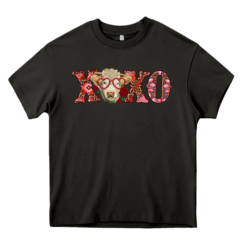 Xoxo Charolais Cow Heavy Core Tee by RanaPortraitStore | Teevron