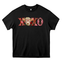 Black xoxo charolais cow Heavy Core Tee - RanaPortraitStore