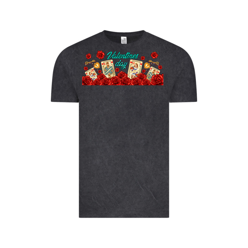 Valentines Day With Playing Cards Vintage Tee by AdoDesignShop | Teevron