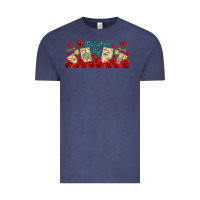 Vintage Denim valentines day with playing cards Vintage Tee - AdoDesignShop
