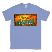 Colony Blue western desert darlin sunset cactus leopard serape   license plate tem Classic Tee - BarkalooDesign