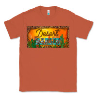 Copper western desert darlin sunset cactus leopard serape   license plate tem Classic Tee - BarkalooDesign