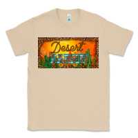 Mushroom western desert darlin sunset cactus leopard serape   license plate tem Classic Tee - BarkalooDesign