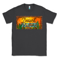Smoke western desert darlin sunset cactus leopard serape   license plate tem Classic Tee - BarkalooDesign