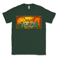 Sports Green western desert darlin sunset cactus leopard serape   license plate tem Classic Tee - BarkalooDesign