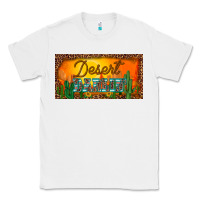 White western desert darlin sunset cactus leopard serape   license plate tem Classic Tee - BarkalooDesign