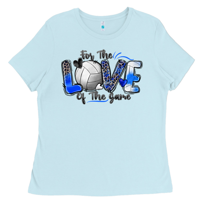 For The Love Of The Game Volleyball Ladies Tee by Zillion Design Studio | Teevron