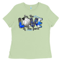 Matcha for the love of the game volleyball Ladies Tee - Zillion Design Studio