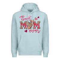 Blue Mist Best Mom Ever Premium Hoodie - texasbilliewilder