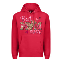 Cardinal Best Mom Ever Premium Hoodie - texasbilliewilder