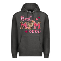 Charcoal Heather Best Mom Ever Premium Hoodie - texasbilliewilder