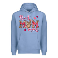 Colony Blue Best Mom Ever Premium Hoodie - texasbilliewilder