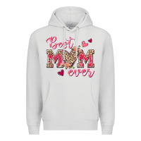 Dove Grey Best Mom Ever Premium Hoodie - texasbilliewilder