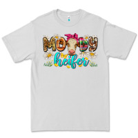 Dove Grey moody heifer Premium Tee - Zillion Design Studio