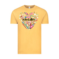 Vintage Mustard dental life element heart Vintage Tee - AdoDesignShop
