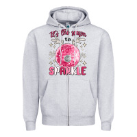 Heather Grey it's the season to sparkle Zipper Hoodie - MaliasSmallBusiness