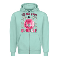 Seafoam it's the season to sparkle Zipper Hoodie - MaliasSmallBusiness