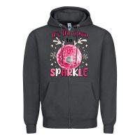 Smoke it's the season to sparkle Zipper Hoodie - MaliasSmallBusiness