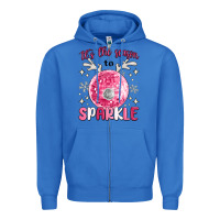 True Royal it's the season to sparkle Zipper Hoodie - MaliasSmallBusiness