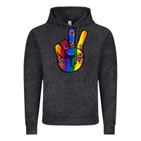 Vintage Black pride leopard peace hand Vintage Hoodie - JahusDesignShop