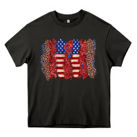 Asphalt 4th of july brushstroke Heavy Core Tee - Zillion Design Studio