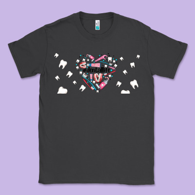 Dental Life Dentist Elements Classic Tee Designed By Adodesignshop