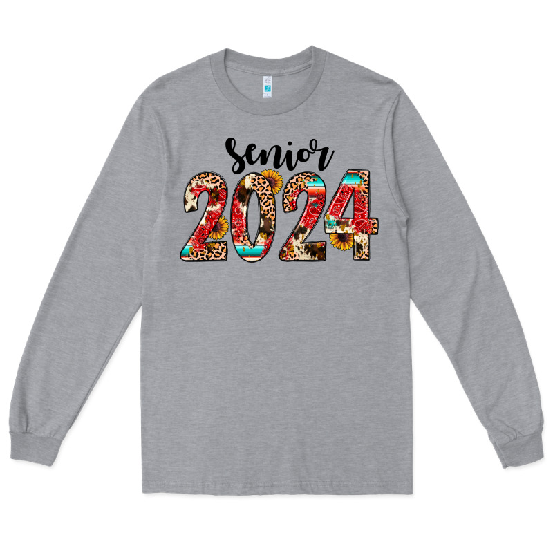Senior 2024 Western Long Sleeve Tee by JahusDesignShop | Teevron