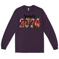 Plum senior 2024 western Long Sleeve Tee - JahusDesignShop
