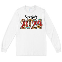 White senior 2024 western Long Sleeve Tee - JahusDesignShop