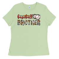 Matcha baseball brother with leopard Ladies Tee - texasbilliewilder