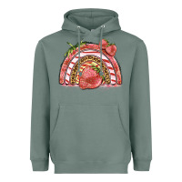 Sage strawberry rainbow Heavyweight Hoodie - BarkalooDesign