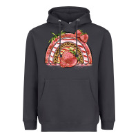 Smoke strawberry rainbow Heavyweight Hoodie - BarkalooDesign
