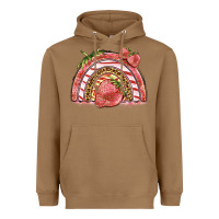 Toasted Coconut strawberry rainbow Heavyweight Hoodie - BarkalooDesign