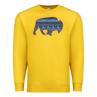 Lemon Bison Silhouette Blue Aztec Premium Sweatshirt - Bettercallsaul
