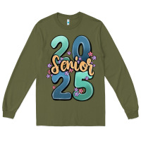 Army Green senior 2025 Long Sleeve Tee - MaliasSmallBusiness
