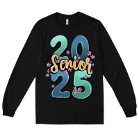 Black senior 2025 Long Sleeve Tee - MaliasSmallBusiness