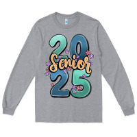 Heather Grey senior 2025 Long Sleeve Tee - MaliasSmallBusiness